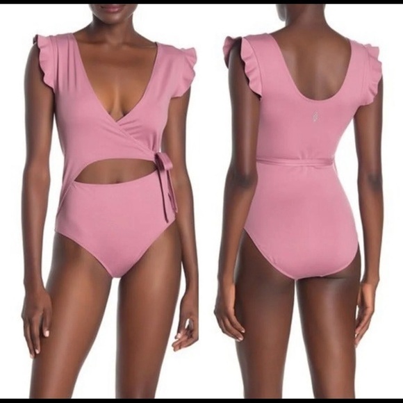 FP MOVEMENT Streamline Bodysuit in Frosted Berry - Picture 1 of 5